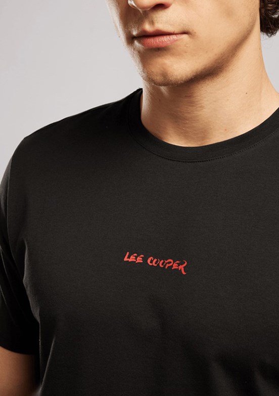 LEE COOPER Kwasi - 262 LCM 242037 Erkek Siyah O Yaka T-Shirt