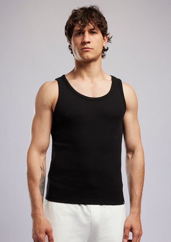 LEE COOPER Ray - 262 LCM 243005 Erkek Siyah Atlet T-Shirt