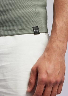 LEE COOPER Ray - 262 LCM 243005 Erkek Yeşil Atlet T-Shirt