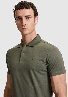 PİERRE CARDİN - Erkek Yeşil Polo Yaka T-Shirt