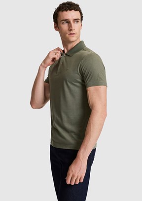 PİERRE CARDİN - Erkek Yeşil Polo Yaka T-Shirt