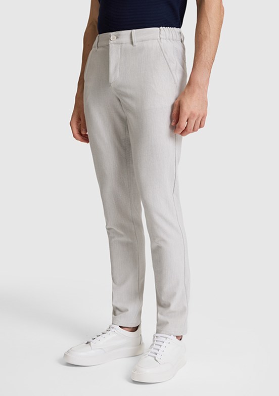 PİERRE CARDİN - Erkek Gri Slim Pantolon