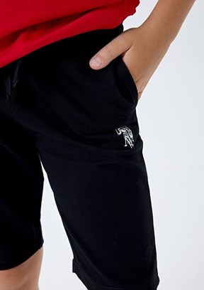 US POLO ASSN - Erkek Çocuk Kırmızı Şortlu İkili Takım