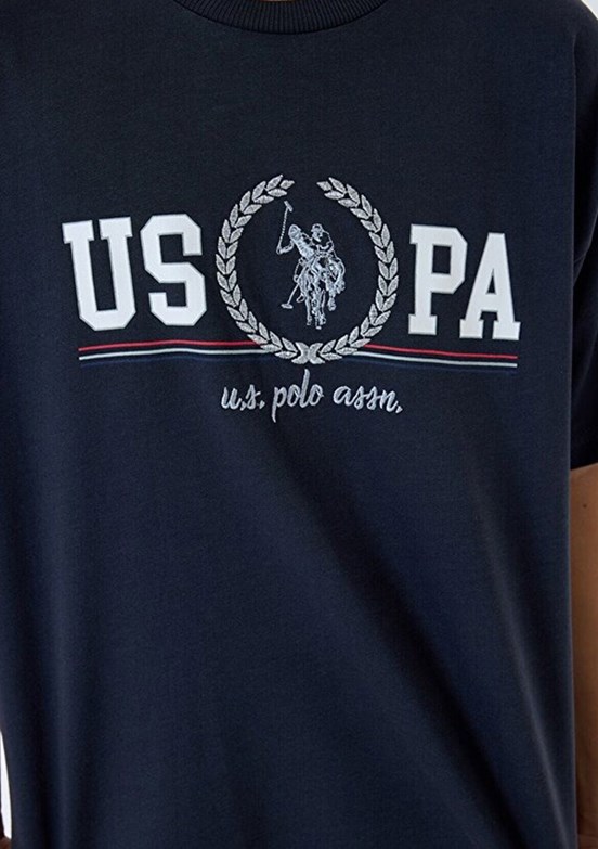 US POLO ASSN - Erkek Çocuk Antrasit Şortlu İkili Takım