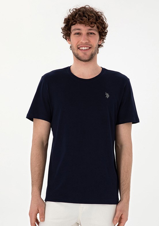 US POLO ASSN - Erkek Lacivert Basic T-Shirt