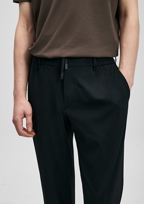 LUFİAN Evric - 111190361 Erkek Siyah Chino Pantolon