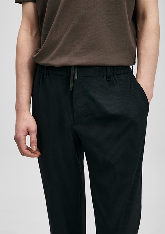 LUFİAN Evric - 111190361 Erkek Siyah Chino Pantolon