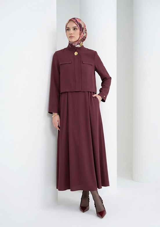 ARMİNE - 26YT616 Kadın Mor Takım Elbise