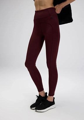 ELLESSE - EF518 Kadın Bordo Uzun Tayt