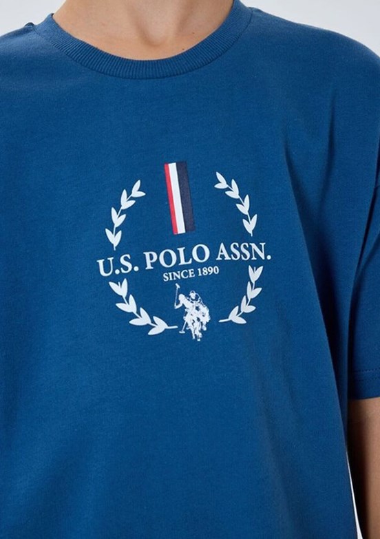 US POLO ASSN - Erkek Çocuk Lacivert Şortlu İkili Takım