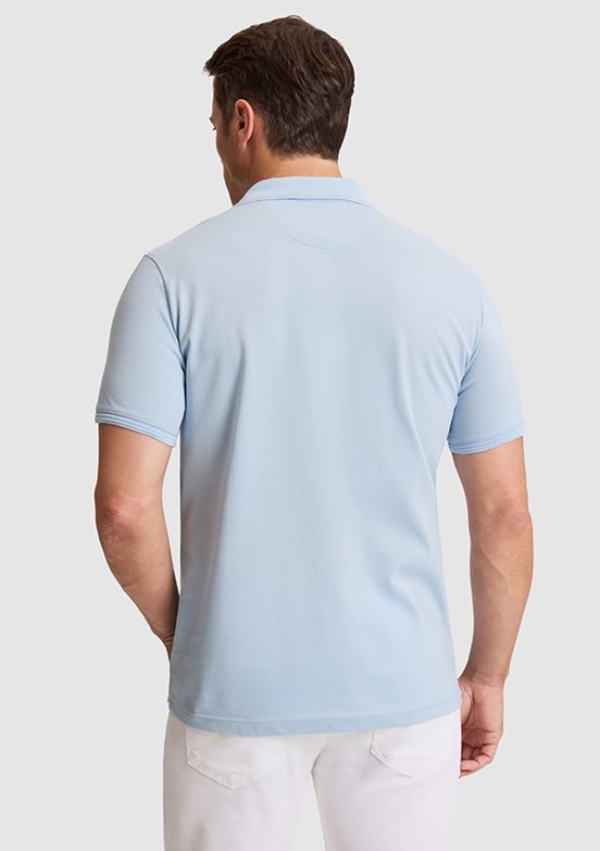 US POLO ASSN - Erkek Mavi Basic T-Shirt