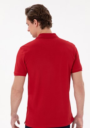 US POLO ASSN - Erkek Kırmızı Basic T-Shirt