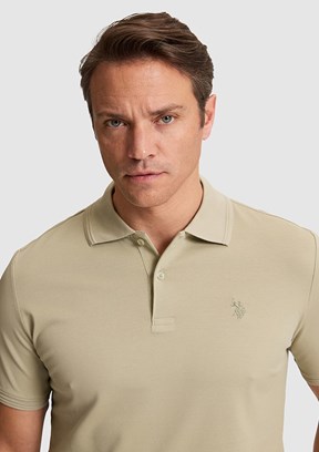 US POLO ASSN - Erkek Yeşil Basic T-Shirt