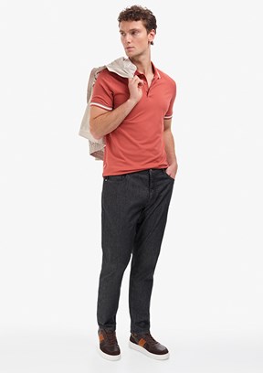 PİERRE CARDİN - Erkek Lacivert Straight Jean Pantolon