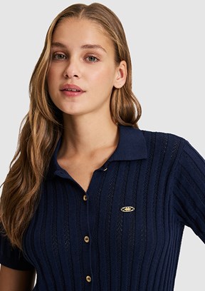 US POLO ASSN - Kadın Lacivert Triko Hırka