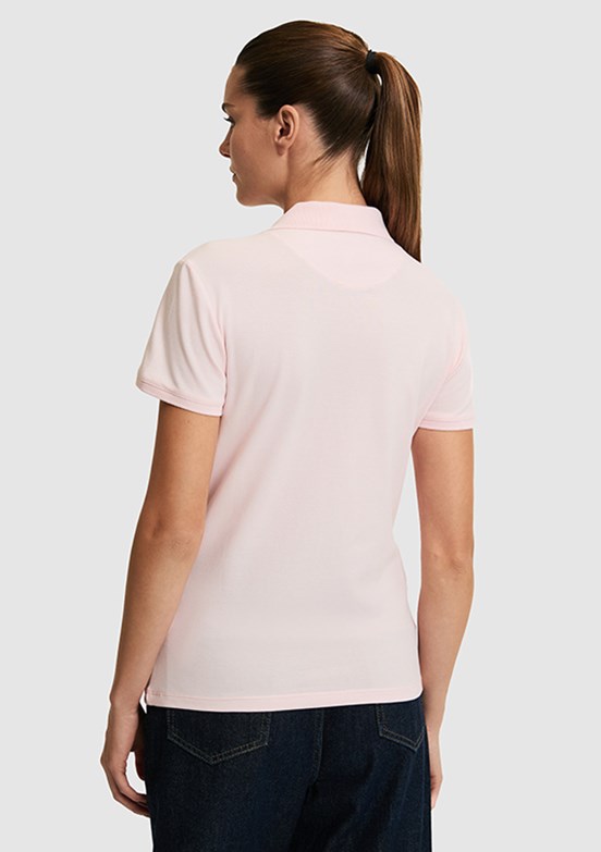 US POLO ASSN - Kadın Pembe Basic T-Shirt