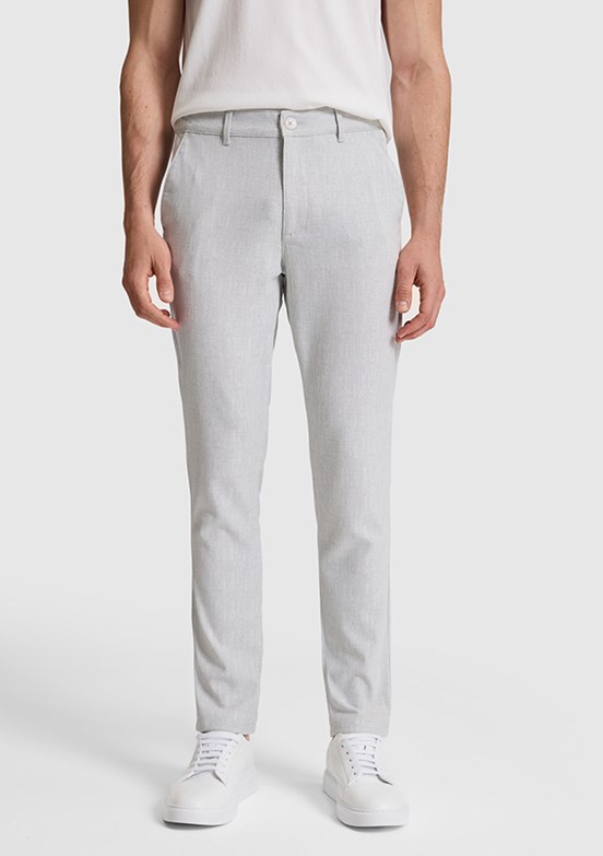 PİERRE CARDİN - Erkek Gri Slim Pantolon