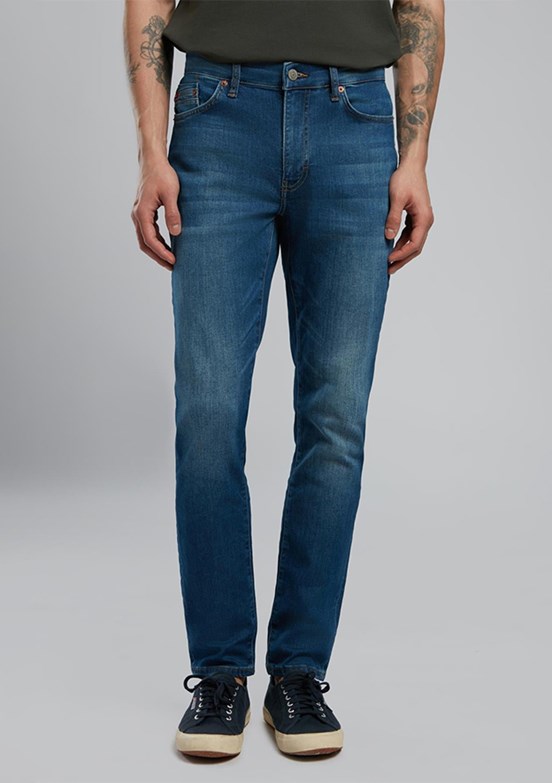LEE COOPER Jack - 252 LCM 121035 Erkek Mavi Yüksek Bel Jean Pantolon