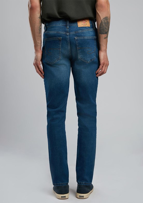 LEE COOPER Jack - 252 LCM 121035 Erkek Mavi Yüksek Bel Jean Pantolon