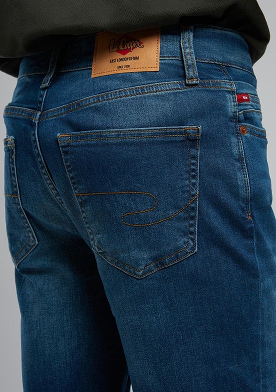 LEE COOPER Jack - 252 LCM 121035 Erkek Mavi Yüksek Bel Jean Pantolon