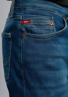 LEE COOPER Jack - 252 LCM 121035 Erkek Mavi Yüksek Bel Jean Pantolon